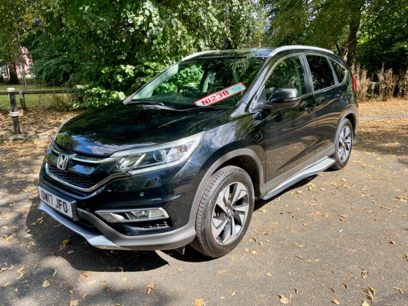 2017 Honda Cr-V 1.6 I-Dtec Ex 4WD Euro 6 (s/s) 5dr in Black — image 1
