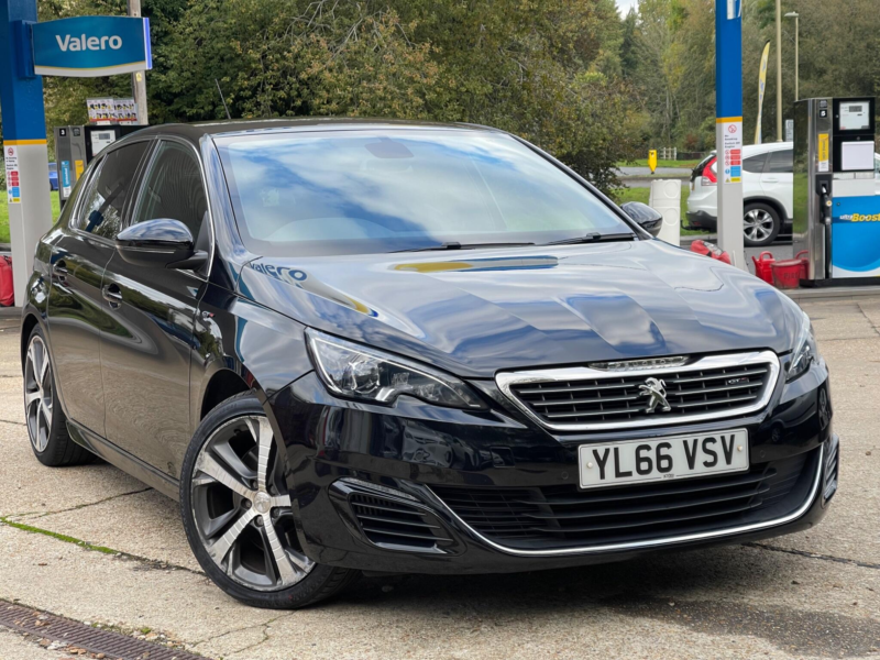 2017 Peugeot 308 2.0 Bluehdi Gt Eat Euro 6 (s/s) 5dr in Black — image 1