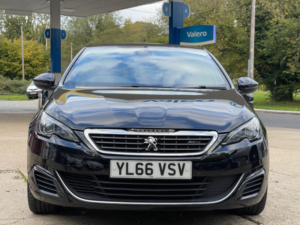 2017 Peugeot 308 2.0 Bluehdi Gt Eat Euro 6 (s/s) 5dr in Black — image 2
