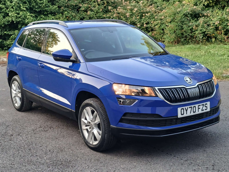 2020 Skoda Karoq 1.6 Karoq Se Technology Tdi Semi-Auto 5dr in Blue — image 1