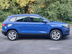 2020 Skoda Karoq 1.6 Karoq Se Technology Tdi Semi-Auto 5dr in Blue — image 2