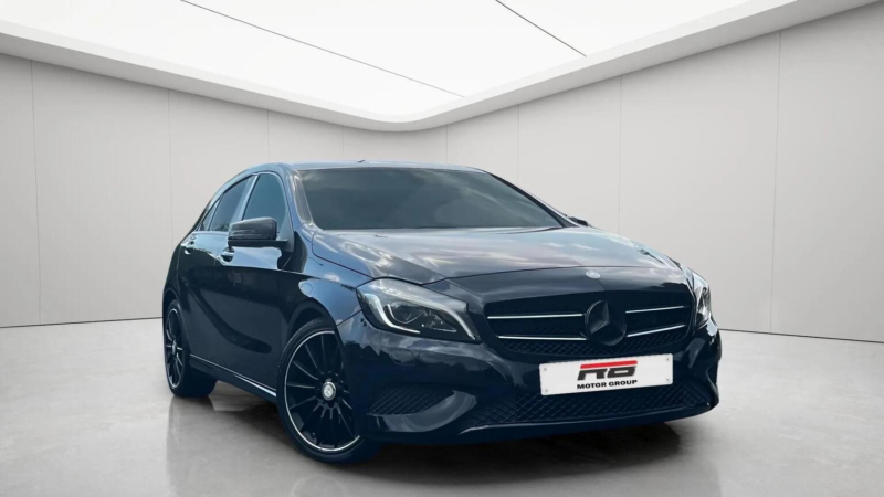 2017 Mercedes-Benz A Class 2.1 A200d Amg Line (premium) 7g-Dct Euro 6 (s/s) 5dr in Black — image 1