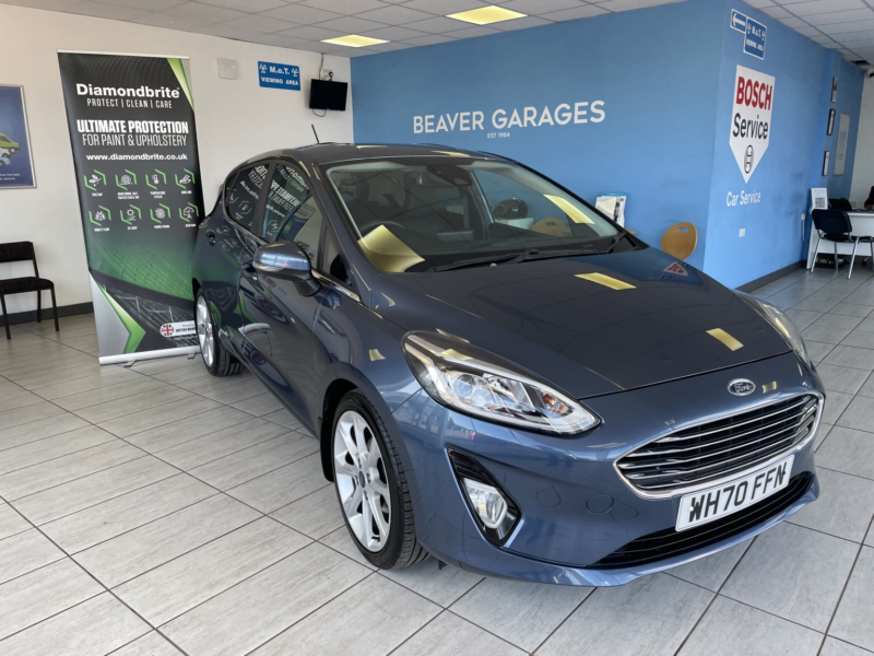 2020 Ford Fiesta 1.0 T Ecoboost Mhev Titanium X in Blue — image 1