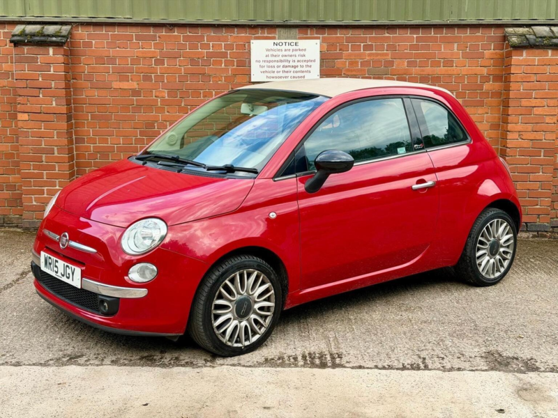 2015 Fiat 500c 1.2 Twinair Cult Euro 6 (s/s) 2dr in Red — image 1
