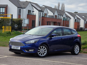 2015 Ford Focus 1.6 Tdci Titanium Euro 5 (s/s) 5dr in Blue — image 3