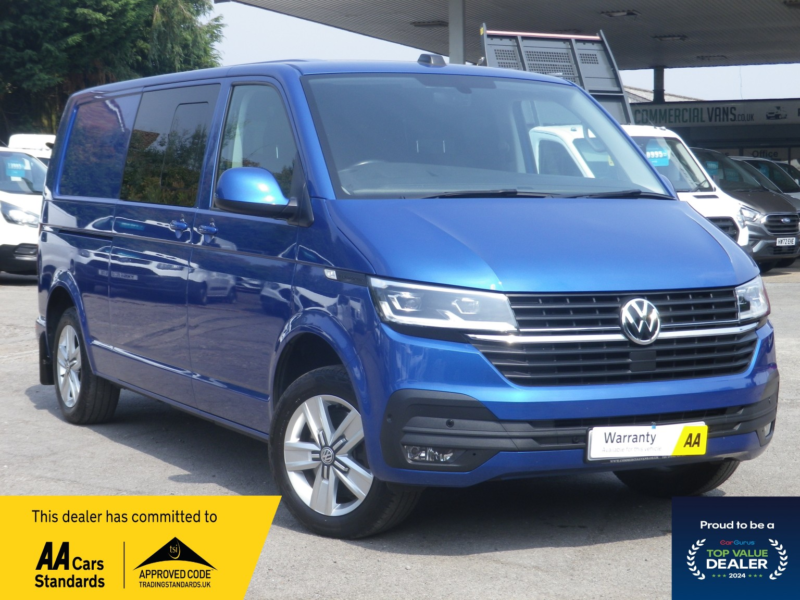 2023 Volkswagen Transporter 2.0 Tdi 150 T32 Lwb Highline Kombi DSG With High Specification in Blue — image 1