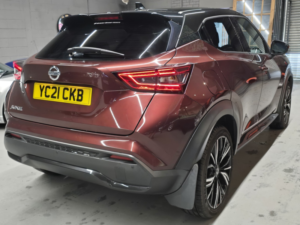 2021 Nissan Juke 1.0 Dig-T Tekna+ in Red — image 5