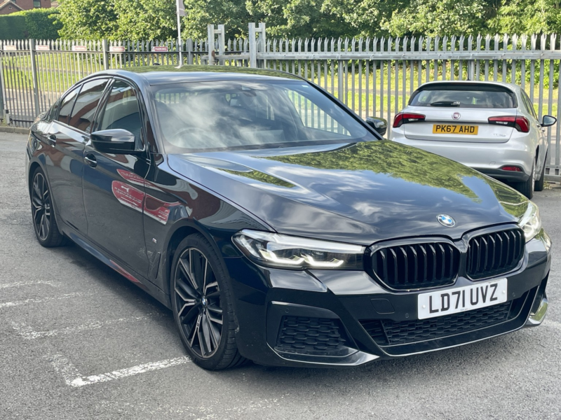 2021 BMW 5 Series 2.0 520d M Sport Saloon in Black — image 1