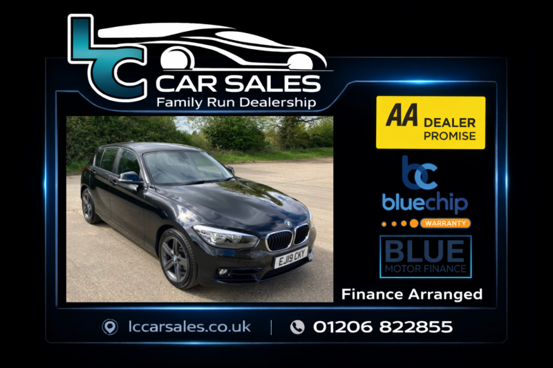 2019 BMW 1 Series 1.5 118i Sport 5-Door in Black — image 1