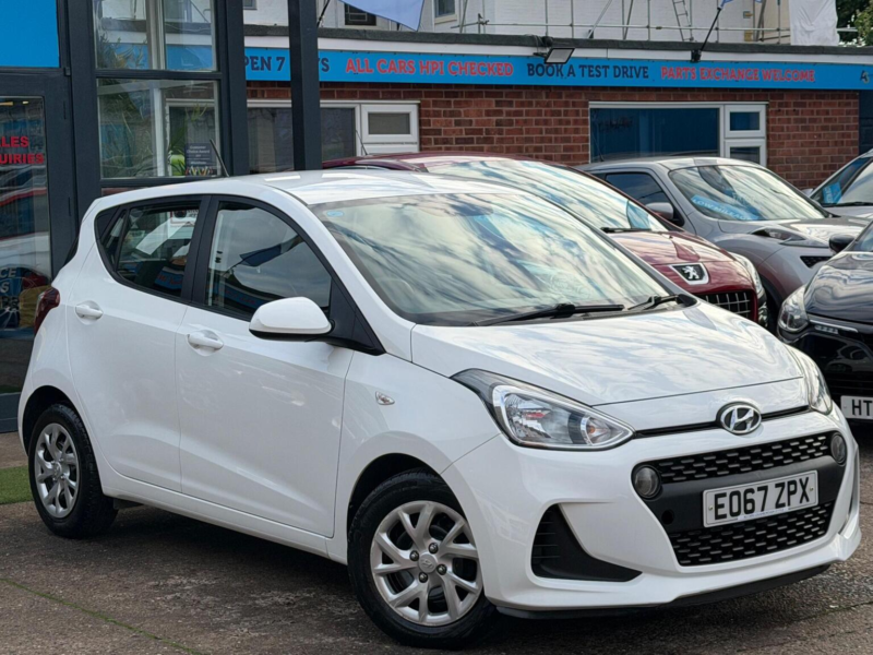 2017 Hyundai I10 1.2 Se Euro 6 5dr in White — image 1