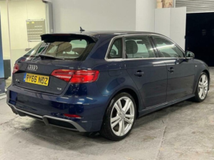 2017 Audi A3 2.0 Tdi S Line Sportback 5dr Diesel Manual Euro 6 (s/s) (150 Ps) in Blue — image 4