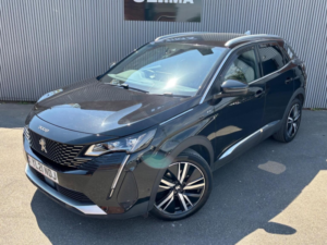 2021 Peugeot 3008 1.5 Bluehdi Gt Premium Eat Euro 6 (s/s) 5dr in Black — image 2