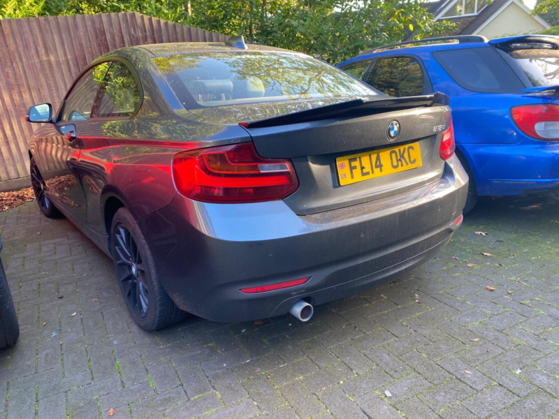 2014 BMW 2 Series 2.0 218d Se Euro 6 (s/s) 2dr in Grey — image 1
