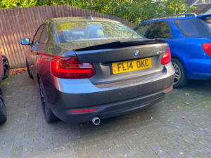 2014 BMW 2 Series 2.0 218d Se Euro 6 (s/s) 2dr in Grey — image 2