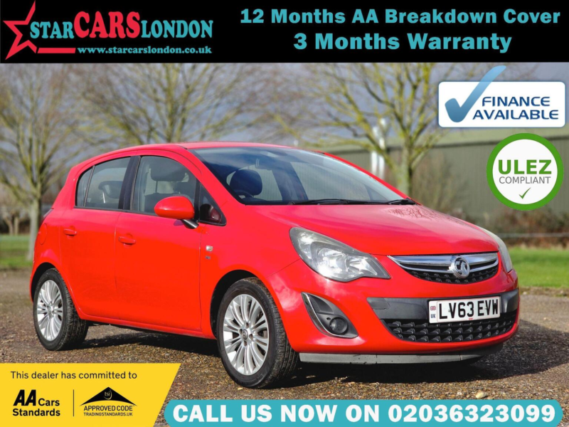 2013 Vauxhall Corsa 1.4 16v Se Auto Euro 5 5dr in Red — image 1