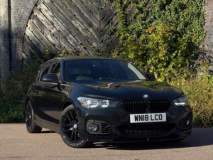 2018 BMW 1 Series 1.5 118i Sport Euro 6 (s/s) 5dr in Black — image 6