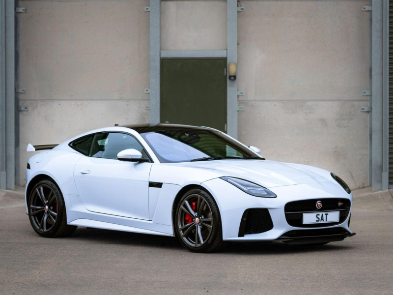 2017 Jaguar F-Type 5.0 V8 Svr Auto AWD Euro 6 (s/s) 2dr in White — image 1
