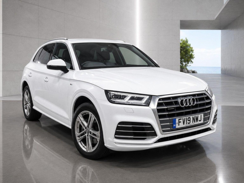 2019 Audi Q5 2.0 Tdi 40 S Line S Tronic Quattro Euro 6 (s/s) 5dr in White — image 1