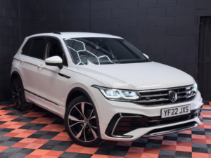 2022 Volkswagen Tiguan 1.5 Tsi R-Line SUV 5dr Petrol DSG Euro 6 (s/s) (150 Ps) in White — image 4