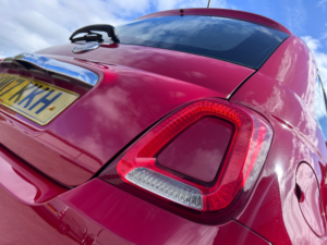 2017 Fiat 500 1.2 Lounge Hatchback 3dr Petrol Manual Euro 6 (s/s) (69 Bhp) in Red — image 3