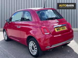 2017 Fiat 500 1.2 Lounge Hatchback 3dr Petrol Manual Euro 6 (s/s) (69 Bhp) in Red — image 5