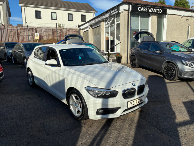 2017 BMW 1 Series 1.5 116d Ed Plus Hatchback 5dr Diesel Manual Euro 6 (s/s) (116 Ps) in White — image 1