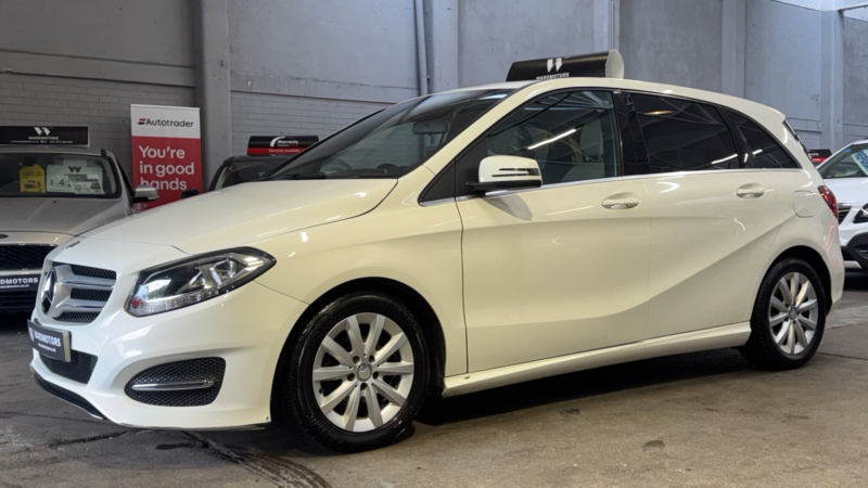 2015 Mercedes-Benz B Class 1.5 B180 Cdi Eco Se Diesel White 5dr Leather+low Tax in White — image 1