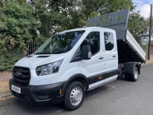 2022 Ford Transit 2.0 Transit Leader Double Cab Tipper 350 L3 2.0l Ecoblue 130ps Rwd Rwd 6 Speed Manual in White — image 3