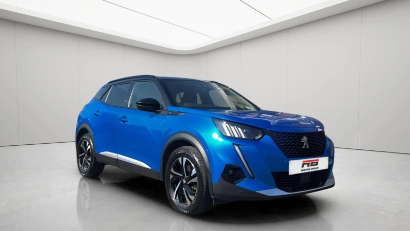 2022 Peugeot E-2008 50kwh Gt Auto 5dr in Blue — image 1