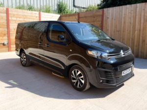 2023 Citroen Spacetourer L2 Lwb 6 SEAT Auto Wheelchair Accessible Disabled Access Vehicle Wav in Black — image 3