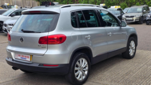 2013 Volkswagen Tiguan 2.0 Tdi Bluemotion Tech Match DSG 4WD Euro 5 (s/s) 5dr in Silver — image 6