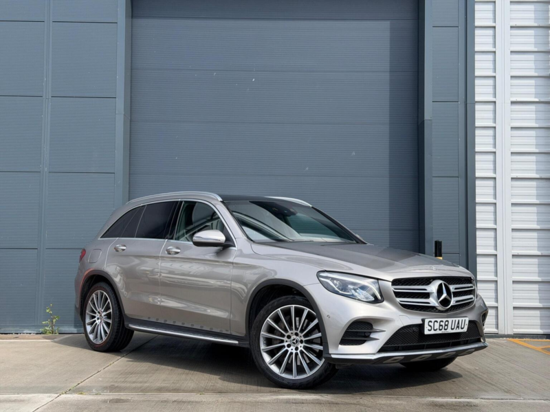 2019 Mercedes-Benz Glc 2.1 Glc250d Amg Line (premium) G-Tronic+ 4matic Euro 6 (s/s) 5dr in Silver — image 1