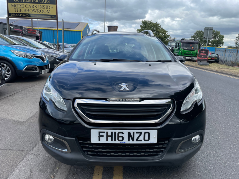 2016 Peugeot 2008 1.6 Bluehdi Active SUV 5dr Diesel Manual Euro 6 (75 Ps) in Black — image 1