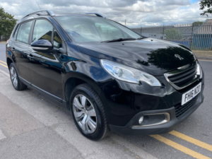 2016 Peugeot 2008 1.6 Bluehdi Active SUV 5dr Diesel Manual Euro 6 (75 Ps) in Black — image 2