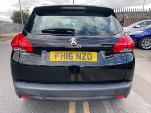 2016 Peugeot 2008 1.6 Bluehdi Active SUV 5dr Diesel Manual Euro 6 (75 Ps) in Black — image 5