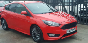 2017 Ford Focus 1.5l St-Line Hatchback 5dr Petrol Manual Euro 6 (148 Bhp) in Red — image 2
