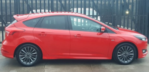 2017 Ford Focus 1.5l St-Line Hatchback 5dr Petrol Manual Euro 6 (148 Bhp) in Red — image 3