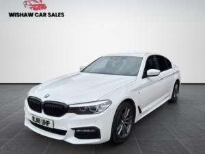 2018 BMW 5 Series 2.0 520i M Sport Saloon in White — image 2