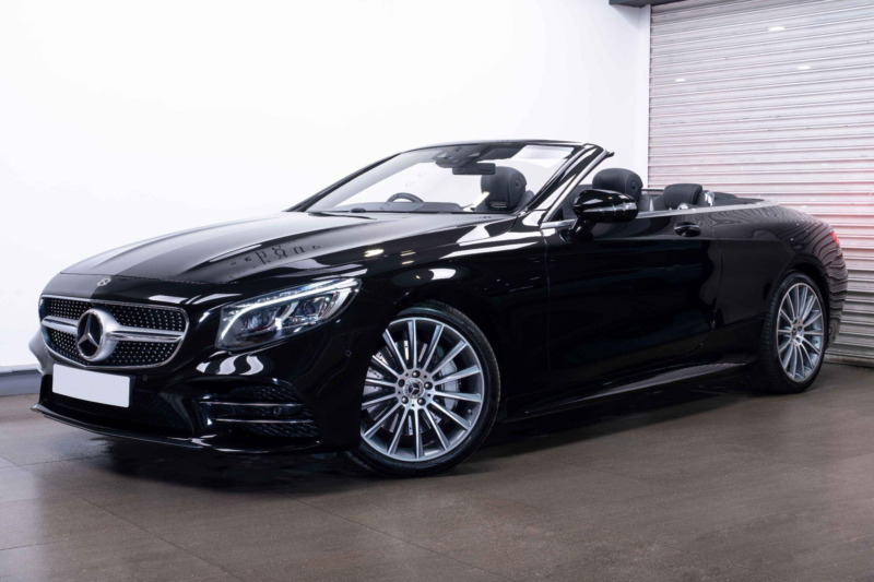 2019 Mercedes-Benz S Class 4.0 S560 V8 Biturbo Amg Line (premium) Cabriolet G-Tronic Euro 6 (s/s) 2dr in Black — image 1