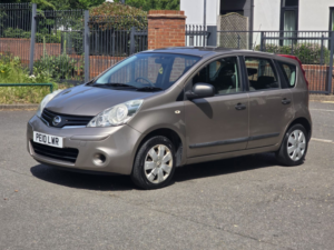 2010 Nissan Note 1.4 16v Visia Hatchback 5dr Petrol Manual Euro 4 (88 Ps) in Beige — image 3