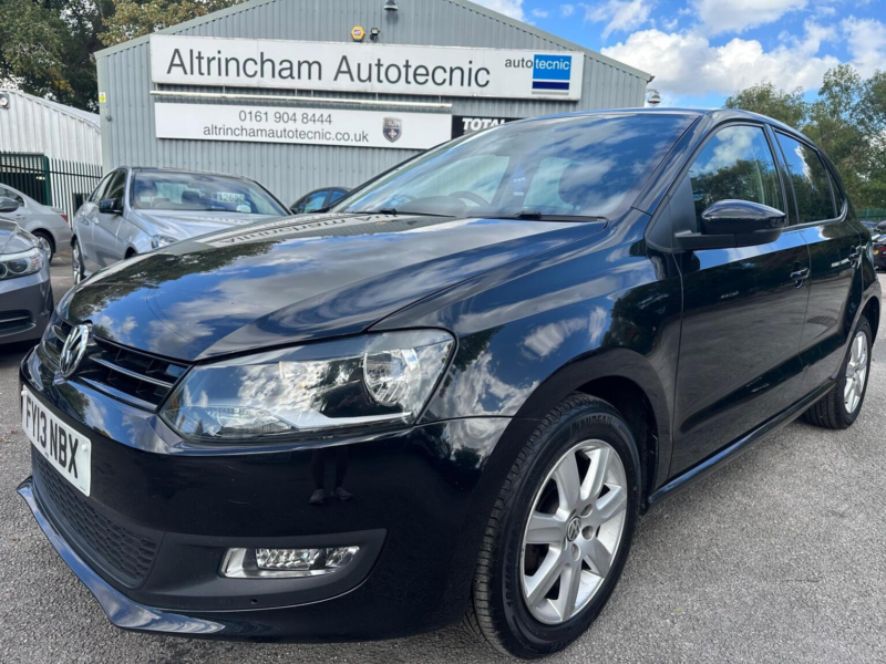 2013 Volkswagen Polo 1.2 Match Euro 5 5dr in Black — image 1