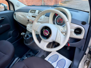 2013 Fiat 500 1.2 Lounge Euro 4 3dr in Beige — image 4