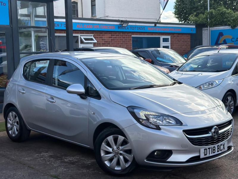 2018 Vauxhall Corsa 1.4i Ecotec Design Euro 6 5dr in Silver — image 1