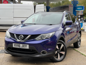 2016 Nissan Qashqai 1.5 Dci N-Tec+ 2WD Euro 6 (s/s) 5dr in Blue — image 3