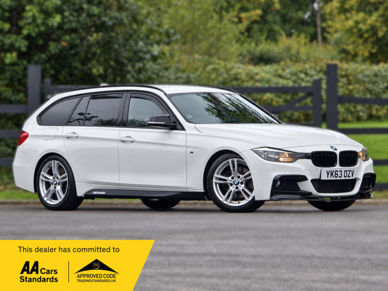 2013 BMW 3 Series 3.0 330d M Sport Touring 5dr Diesel Auto Euro 5 (s/s) (258 Ps) in White — image 1