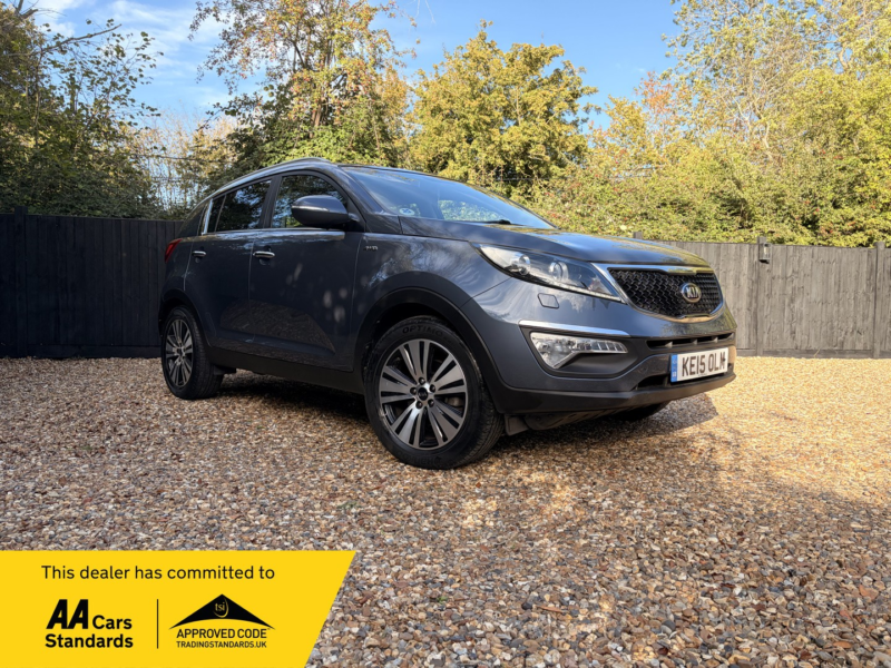 2015 Kia Sportage 2.0 Crdi Kx-3 in Blue — image 1