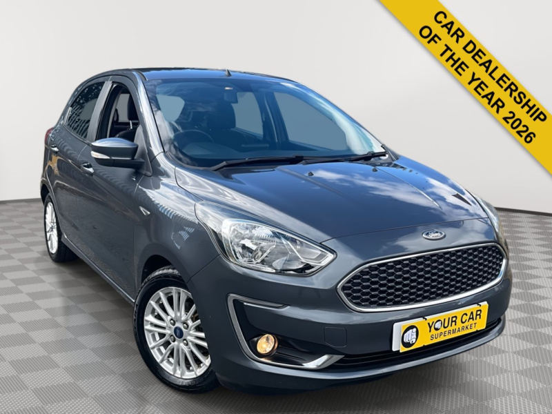 2019 Ford Ka+ 1.2 Ti-Vct Zetec Hatchback 5dr Petrol Manual Euro 6 (s/s) (85 Ps) in Grey — image 1