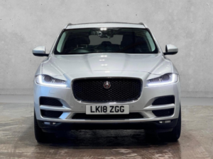 2018 Jaguar F-Pace 2.0 D240 Portfolio Auto AWD Euro 6 (s/s) 5dr in Silver — image 2