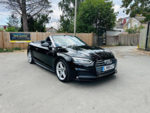 2018 Audi A5 Cabriolet 2.0 Tfsi 40 S Line S Tronic Euro 6 (s/s) 2dr in Black — image 6