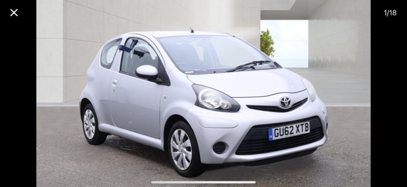2012 Toyota Aygo 1.0 Vvt-I Ice in Silver — image 1